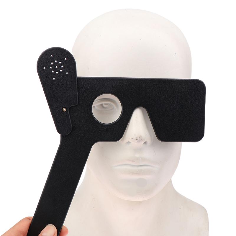 Eye Occluder For Vision Test And Optometry Eye Spoon Eyesight Adjustment Ruler Multiple Pin Hole Occluder Eye Patch