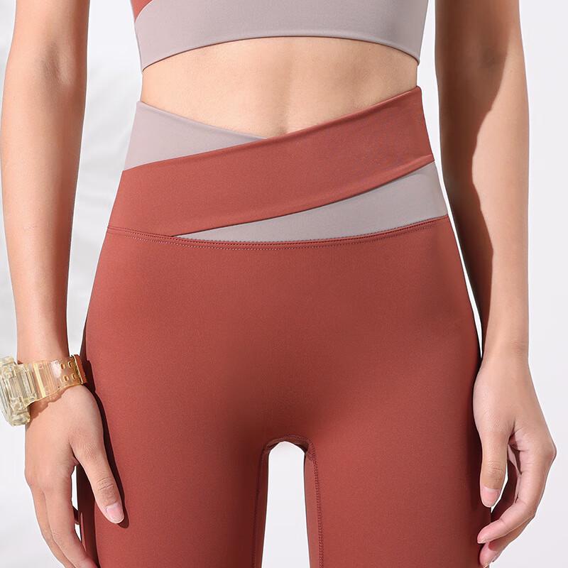 Женские капри для йоги OLOMM с высокой талией S-L