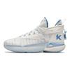 Anta Kinder KT9 Stoßdämpfend Abriebfest High Top Basketballschuhe Kinder Basketballschuhe Weiß Blau 312421130-2