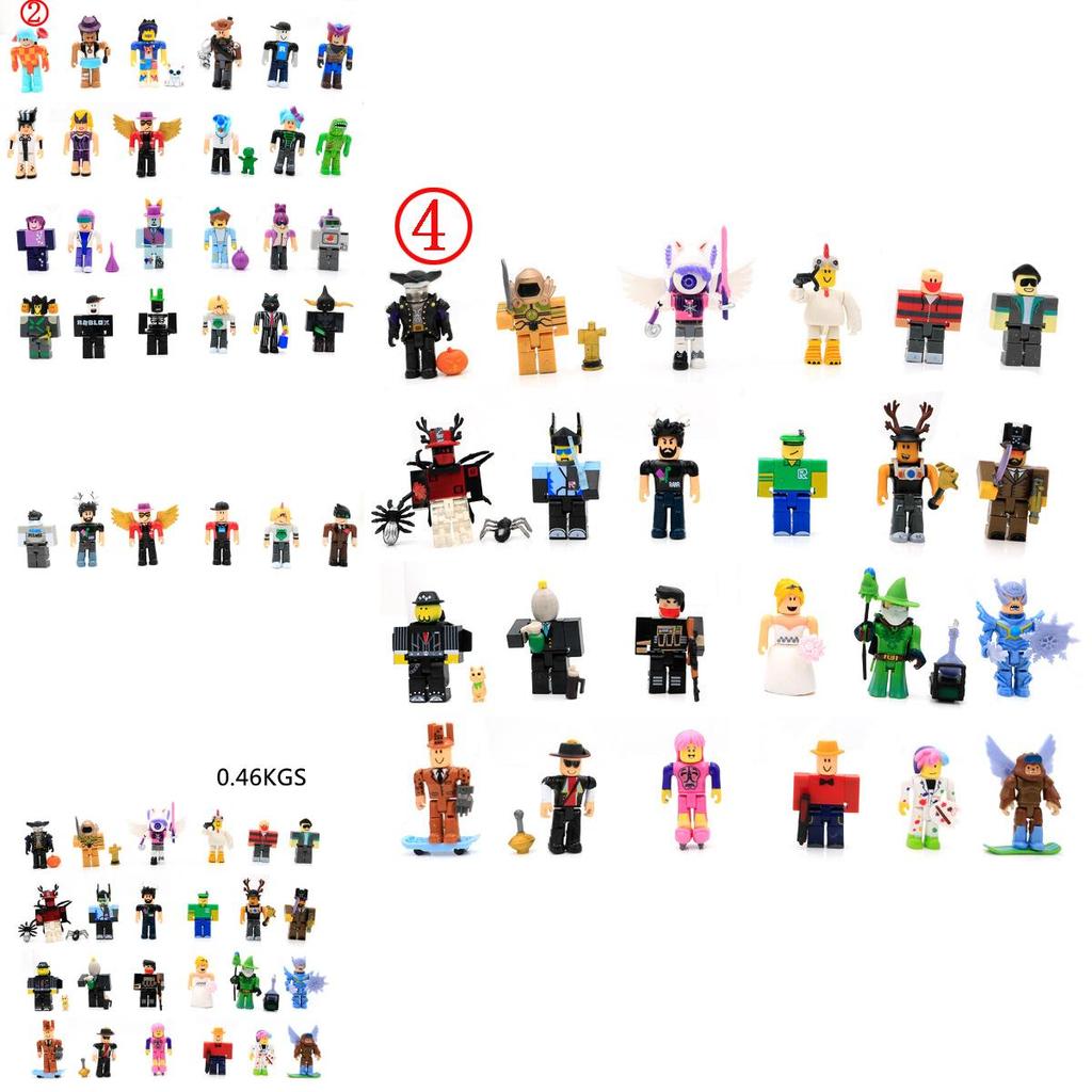 Lebendige 24-teilige Roblox-Spiele-Actionfiguren-Spielzeugsammlung Perfekt für Kindergeschenke