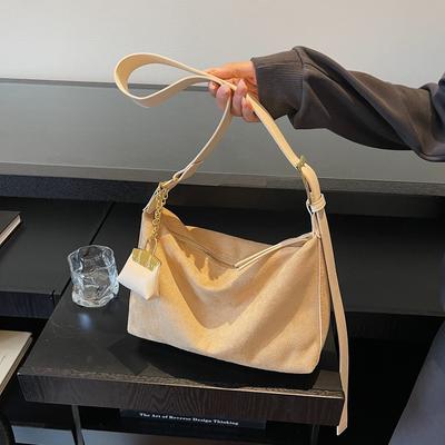Einfache Tasche mit großem Fassungsvermögen, Damen, neue Mode, vielseitig, lässige Umhängetasche, Pendler-Messenger-Tragetasche