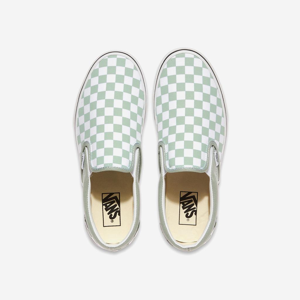 [Vans] Classic Slip-On - Color Theory Checkerboard Gray Olive [VN000D6YEMW] [Shipped from Korea] 100% Authentic