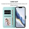 Für Xiaomi Poco C61 4G/Redmi A3 4G/A3x 4G Hüllen PU-Leder Klappbrieftasche Handyhülle mit Trageband