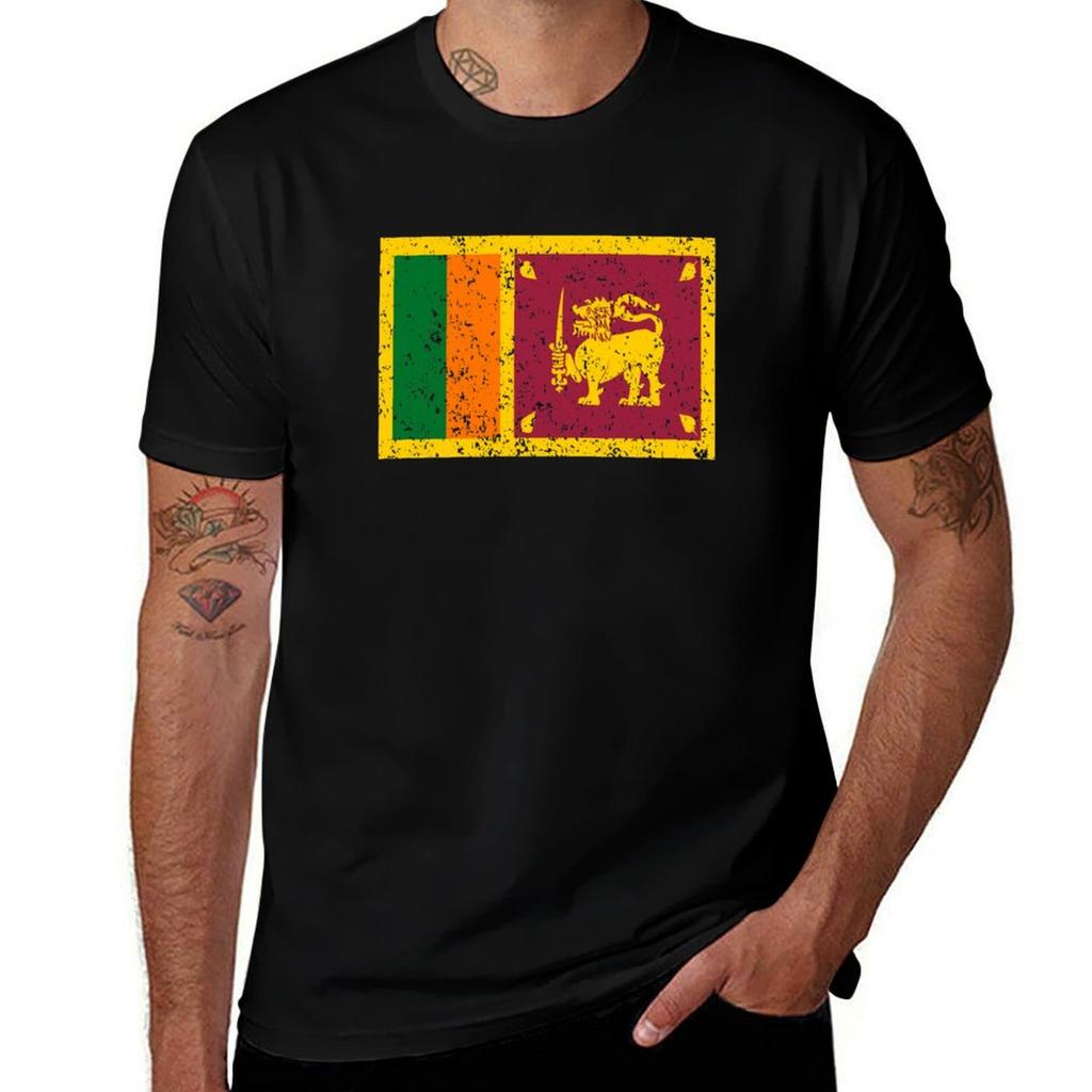 Sri Lanka Flag Tshirt Graphic T Shirts For Unisex T Shirts With Prints Cotton T Shirts High Quality Tshirt