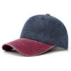 Hat Women'S Spring And Summer Retro Denim Washed Baseball Cap Men'S Versatile Student Naked Color Matching Embroidered Cap