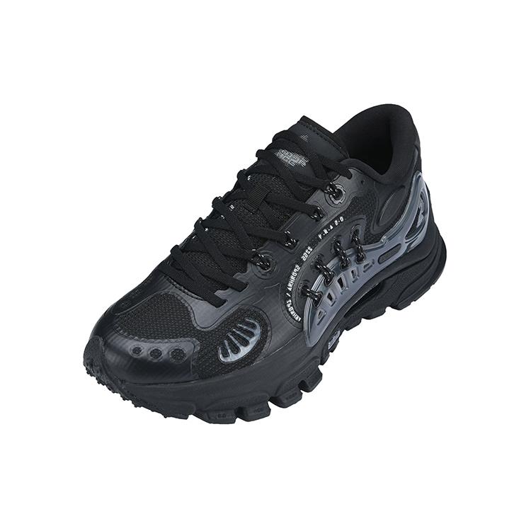 Li Ning Textile, Synthetic Leather Fashion Cushioning Slip Resistant Abrasion Resistant Low top Casual Shoes Women's AZGS028-4