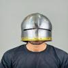 German Sallet Helmet Medieval 18g Mild Steel Helmet LARP Cosplay Halloween Costume Gothic Armor Helmet Best Gift
