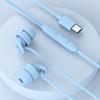Noise Canceling Earphones in-Line Control in-Ear Earbuds Wired Headphones  Wired Use
