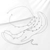 Beach Bikini Metal Multi-layered Chest Chain Sexy Star Tassel Chain Body Chain For Women