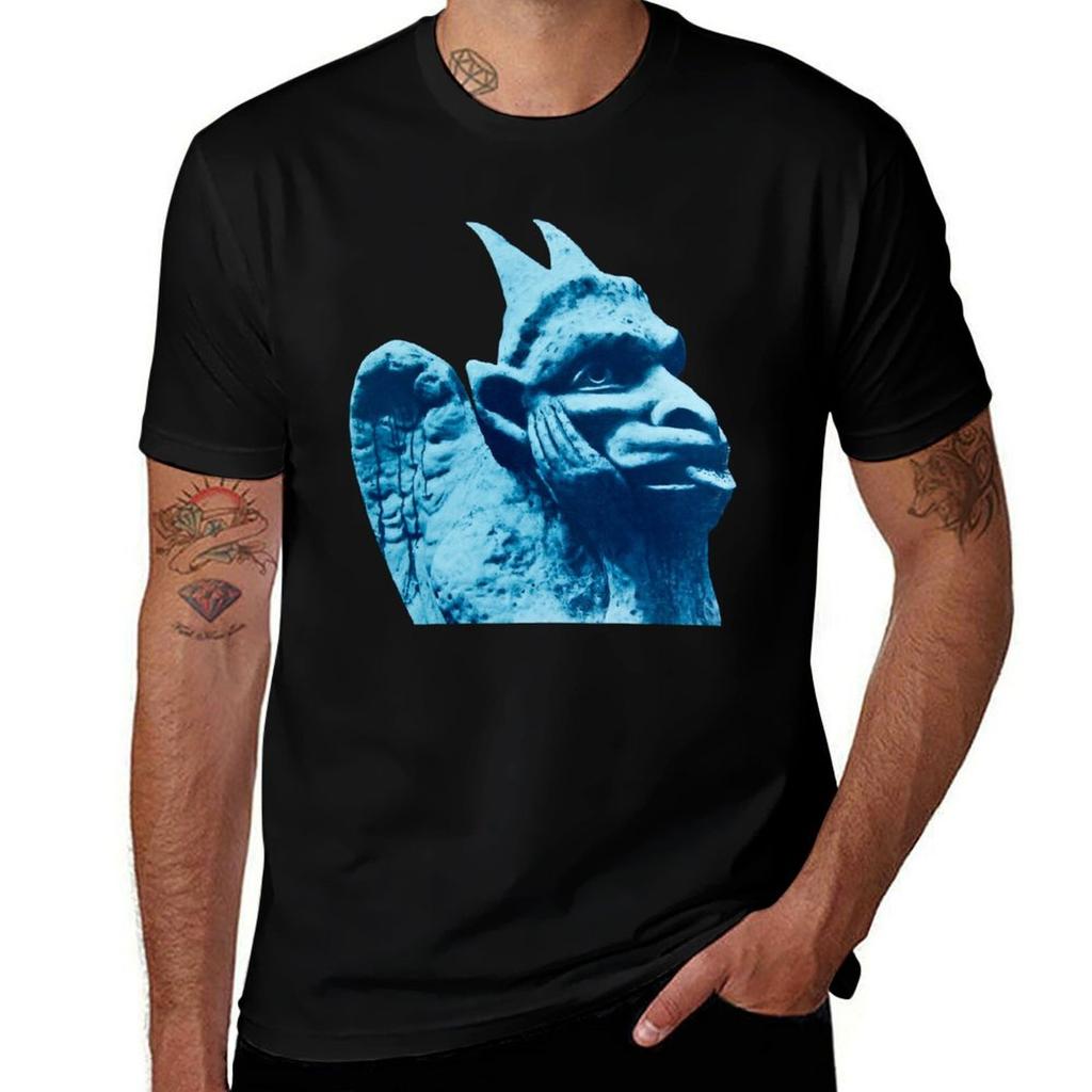 Rem Chronic Town Gargoyle Tshirt Simple Solid Color Crew Neck Tee