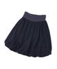 SUNNECT Floral Band Balloon Skirt - Navy
