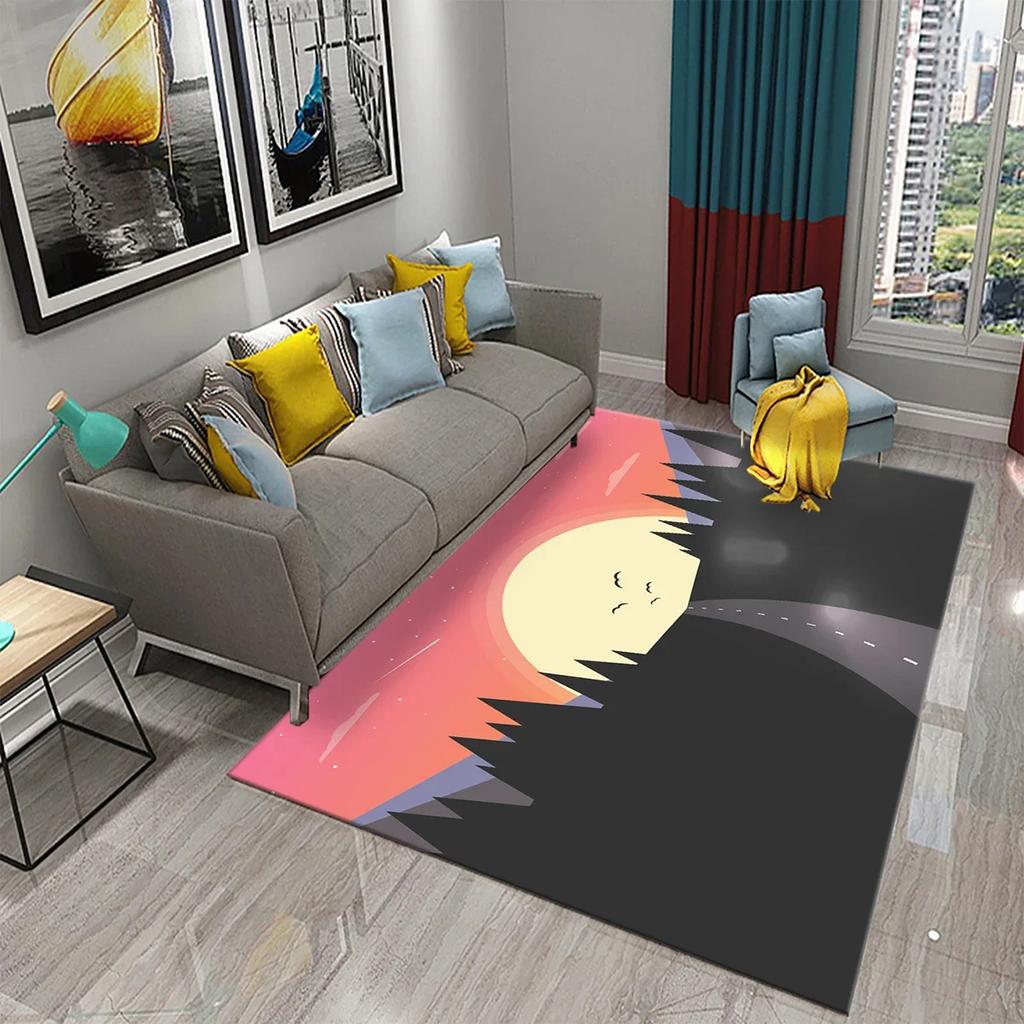 3D Background Stars Minimalist Carpet for Kitchen Living Room Bedroom Decor Floor Rug Toilet Bathroom Mat Doormat Mat Carpets