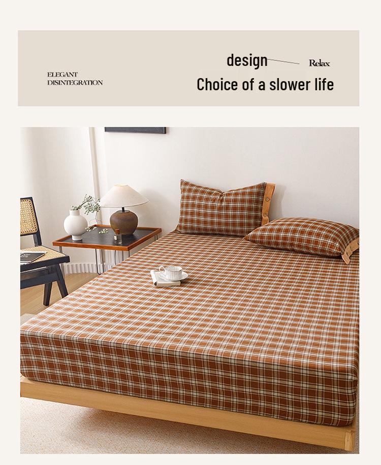 Cotton Fitted Sheet: Soft, Skin-Friendly, Moisture-Absorbing, Sweat-Wicking, Machine Washable Mattress Protector