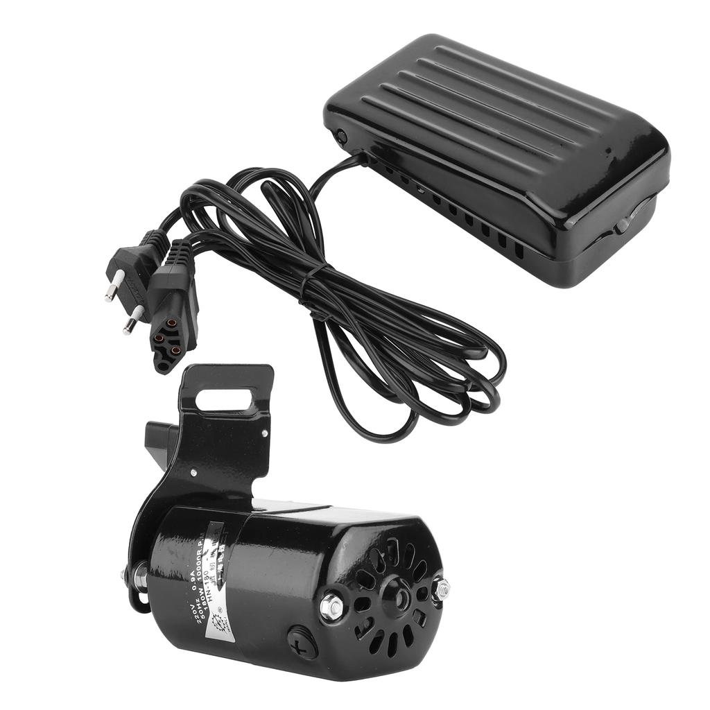 Home Sewing Machine Motor Sewing Machine Motor Sewing Machine Motor Kit Household with Foot Pedal Control Belt 180W EU Plug 220V