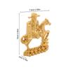 Amosfun 2026 Year of the Horse Zodiac Figurine, Metal Miniature Horse Statue, Symbol of Good Fortune, Wealth and Success, New Year's Table Decoration,