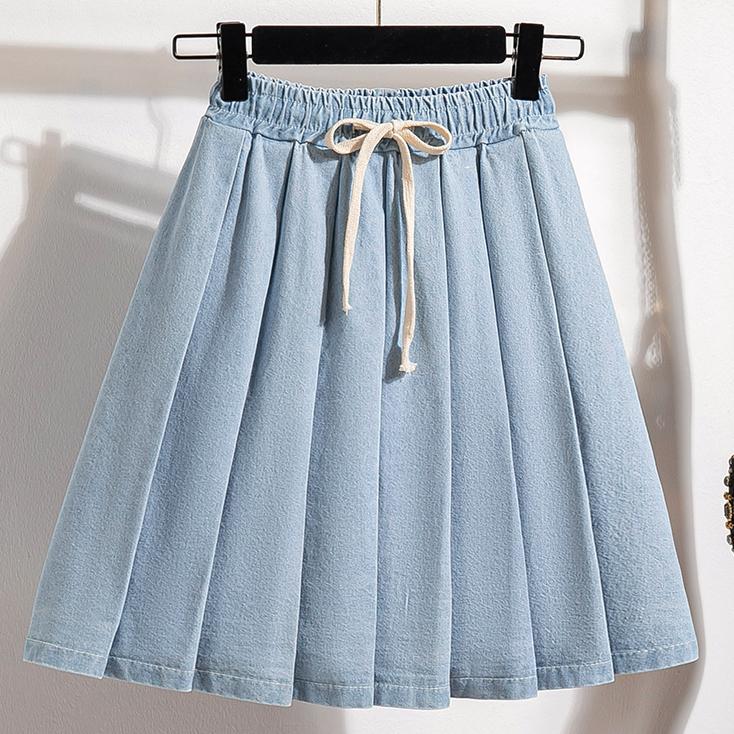 

DIMANAF Большие размеры 2023, летние шорты, юбка с драпировкой, женские эластичные свободные повседневные базовые женские шорты трапециевидной формы 5XL, синие