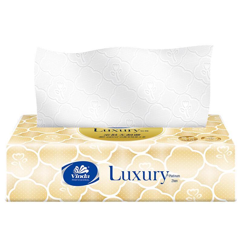 Vinda 3-Ply Unscented Facial Tissues