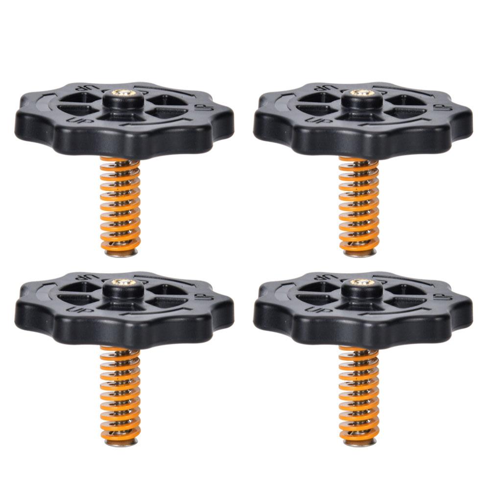 

KOONOVO 3D Printer Hot Bed Leveling Kit M4 Hand Twisted Nuts Spring Screw