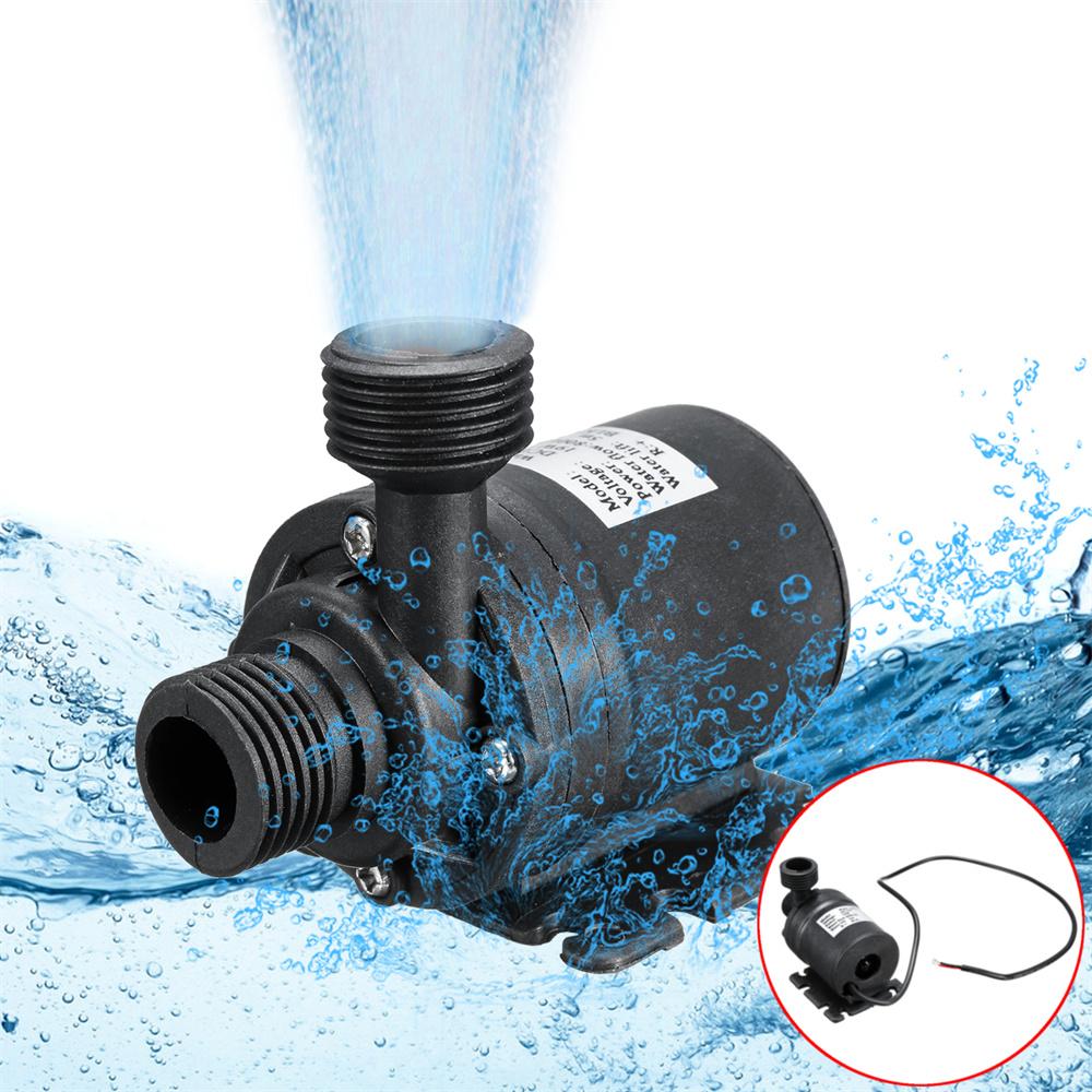 800L/H 12V DC 5M Submersible Hot Water Circulation Pump Solar Brushless Motor