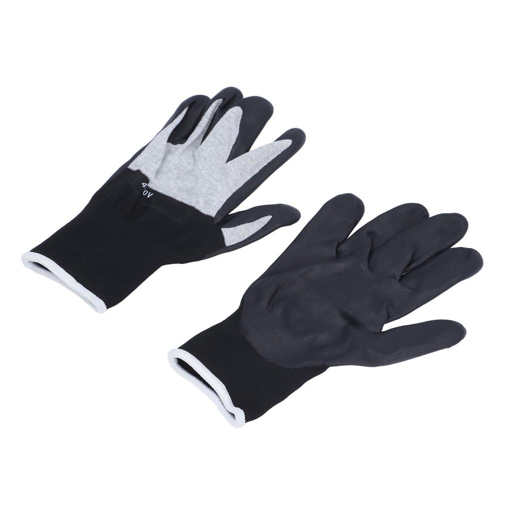 1 pár elektricky izolovaných rukavic nylonová guma ultratenké protiskluzové izolační rukavice pro 400V