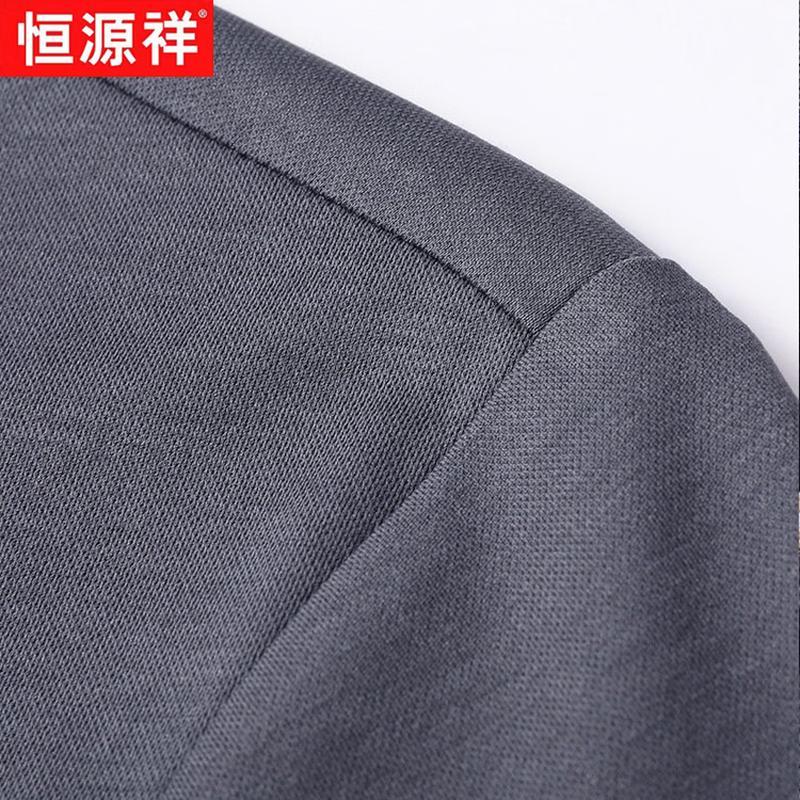 Hengyuanxiang Men's Summer Linen Blend Polo Shirt