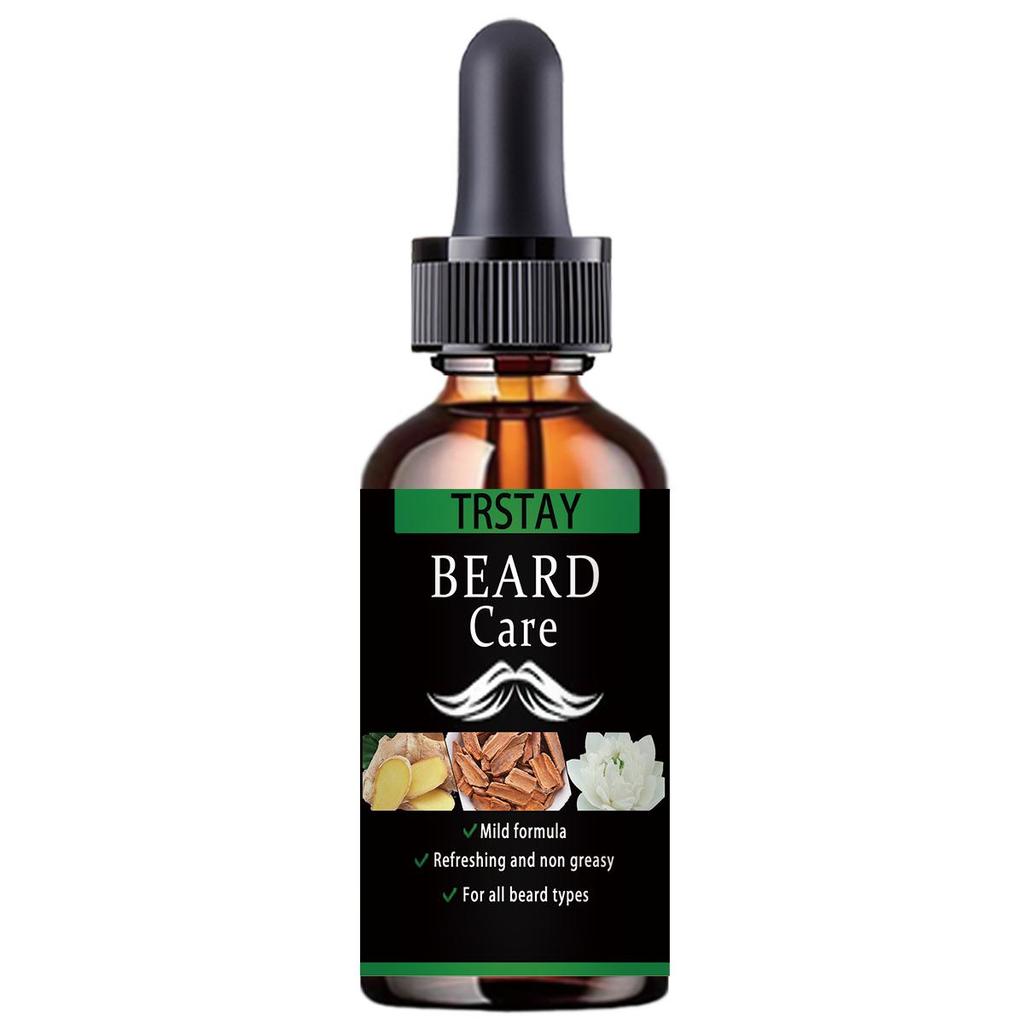 Esenciální olej pro růst zázvorových vousů Vlasy na obličeji Hustší Rychlejší Produkty proti vypadávání vlasů Folikuly Nourish Enhancer Muži Péče o vousy