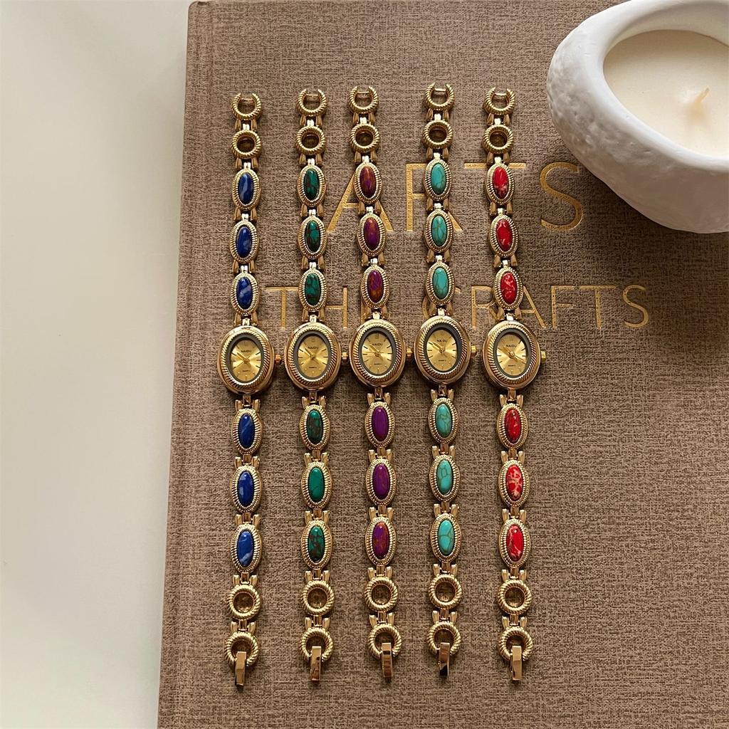 Xiaoxiang Medieval Light Luxury Bracelet Watch Temperament Watch Retro Small Gold Watch Women'S Watch