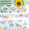 46 Pcs/Pack Kawaii Japanese Decoracion  Flower Stickers Scrapbooking Flakes Journal Cute Diary Stationery School Supplies