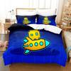 Angry Geometry Dash 3D Print Bedding Set Single Twin Full Queen King Size Duvet Cover for Adult Kids Bedroom