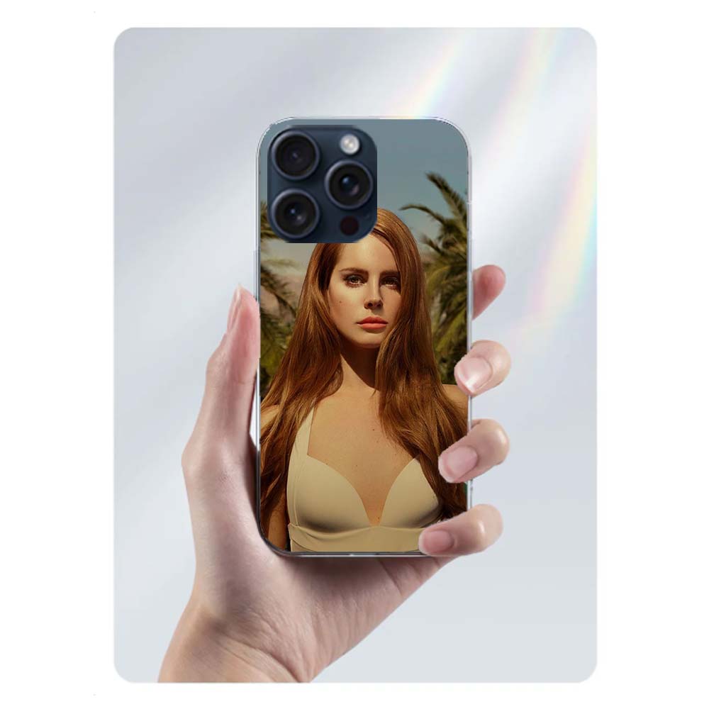 Singer Lana D-Del Rey Clear Phone Case For Iphone 17 Air 16 Pro Max 15 Pro 14 Plus 17E 16E 11 13 12 Mini Cover Cases Fundas Cell