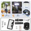 Solar Light for Outdoor Motion Sensor Waterproof with Remote 92 Vertical or USB 3 Color Temperature 3 Intelligent Solar IP65 Waterproof and Automatic