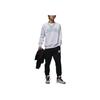 Jordan Essentials Letter Print Design Fleece Crewneck Sports Long Sleeve Sweatshirt Men sweatshirt White FV7461-100