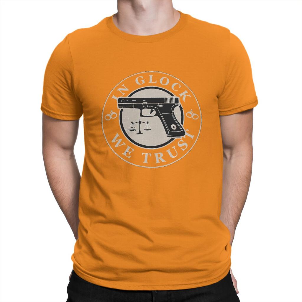 Leisure In We Trust T-shirts voor Heren Ronde Hals Puur Katoenen T-shirt Smith Cool Wesson Korte Mouwen Tees