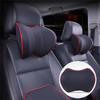 Car Headrest Neck Pillow For Seat Chair In Auto Memory Foam Cotton Cushion Fabric Cover Soft Head Rest Travel Office Support