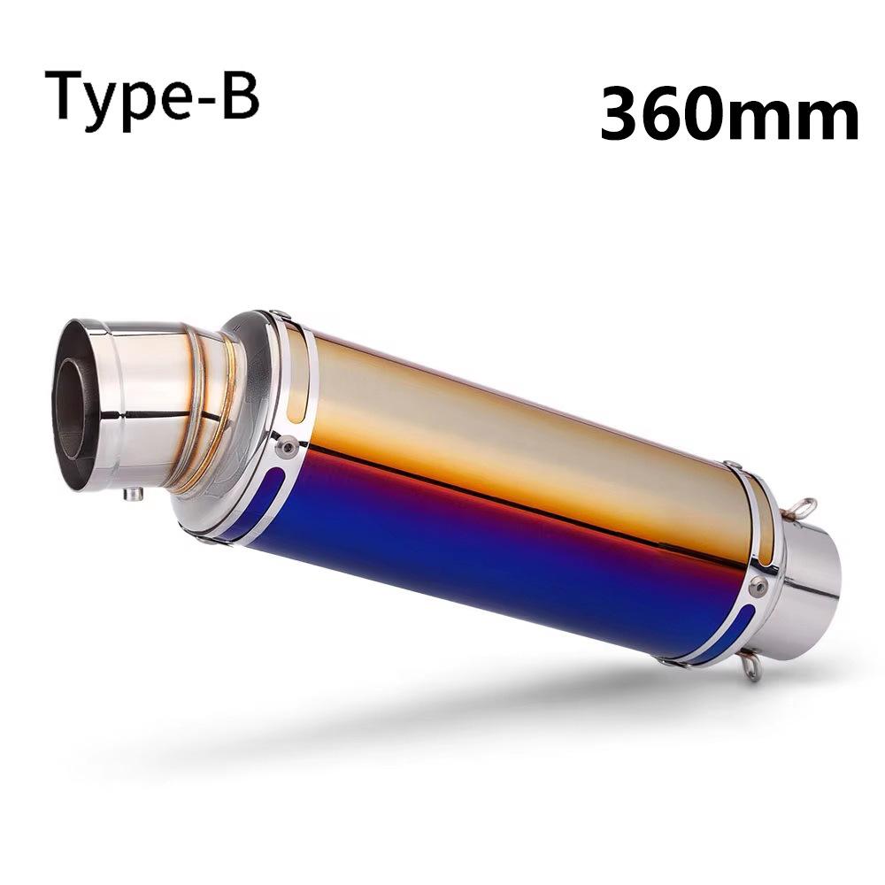 Universal 60mm Tail Section Exhaust for MT09, CBR500R, Z900 - C29 Small Cannon Elbow