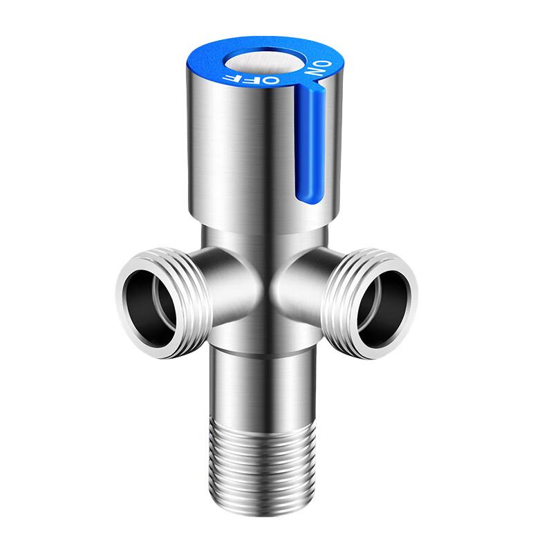 Kewang 304 Stainless Steel 3-Way Angle Stop Valve