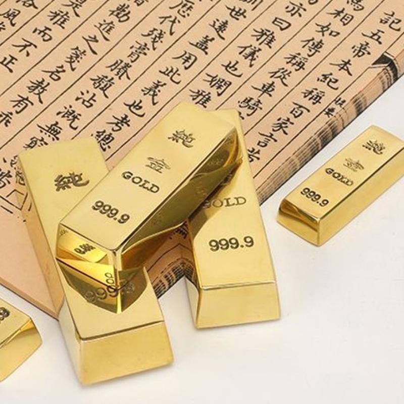 Lingot de aur imitație de cupru pur Lingot de alamă Lingouri de aur