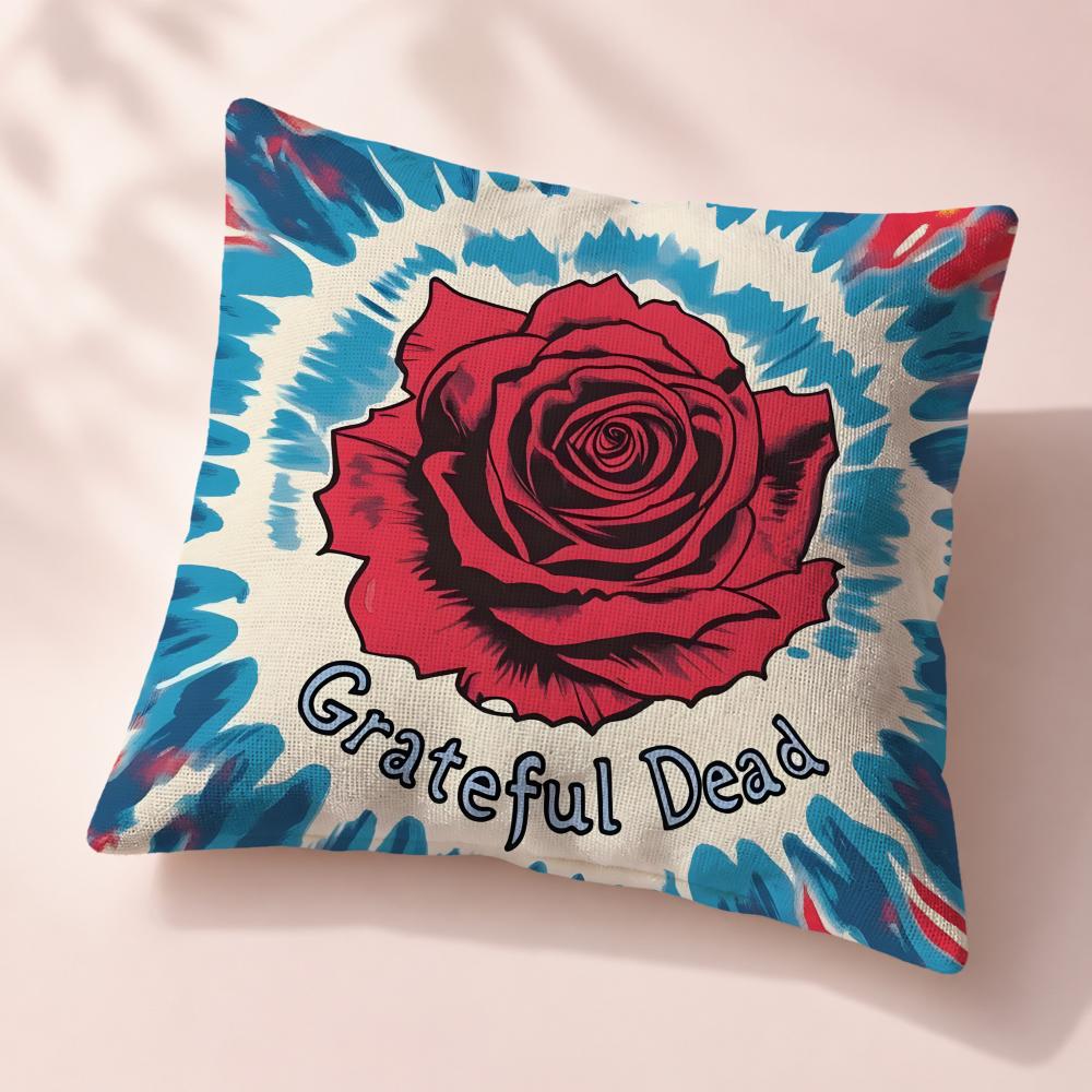 Street ggGrateful DeaD Cushion Cover Premium Reversible Pillow Cover In Dual Comfort Decor for Home Car