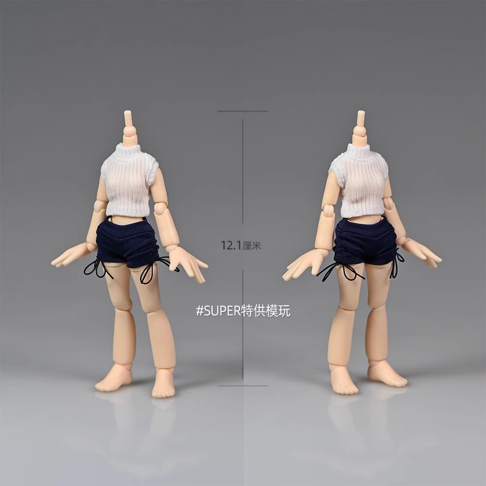 [TOYBARJAPAN] 112 scale figure accessoriessuitable for TBLeague bodies etc. Special offer High school girl JK student Off-shoulder white sleeveless