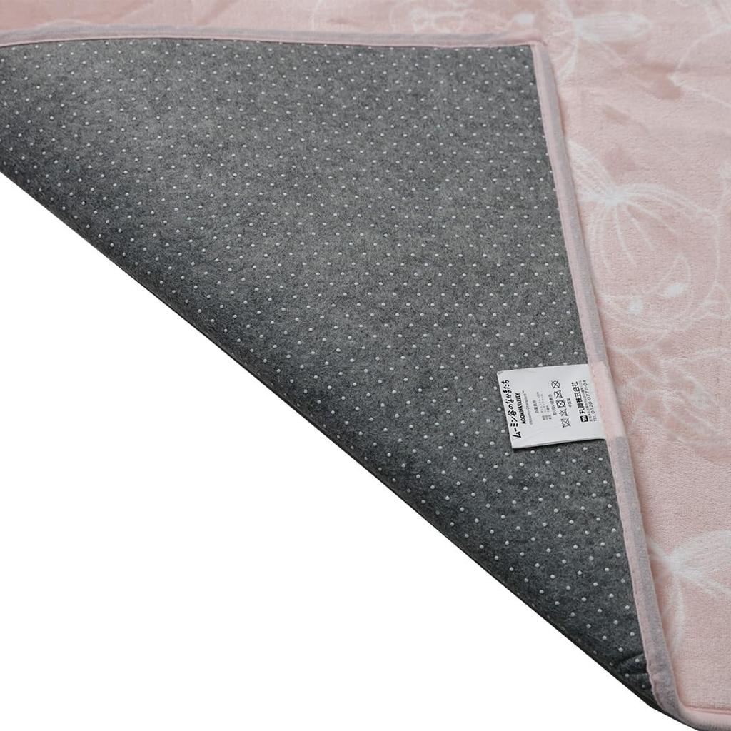 Marushin Rug, Medium, Moomin Design, Light Pink, Cute Character Design, Non-Slip, Fluffy, Stylish, Non-Slip, 1455043500