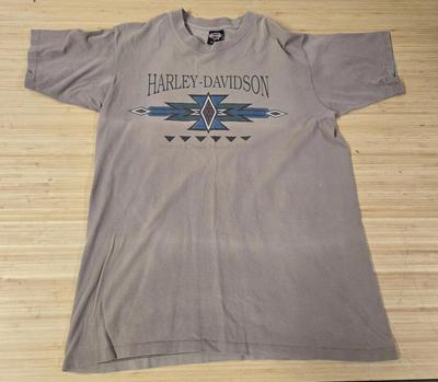 Maglietta Harley-Davidson Vintage Uomo Taglia L Jamestown California Moto Anni '90