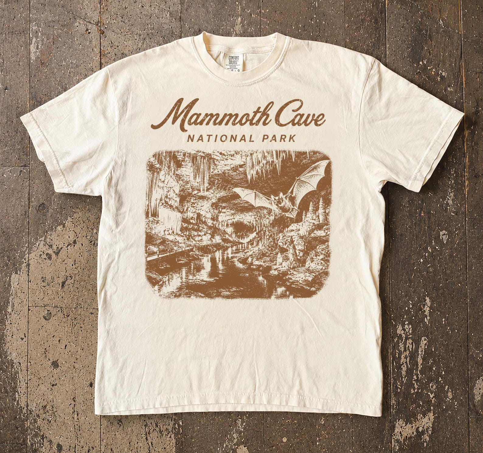 Mammoth Cave National Park T-Shirt, Kentucky Cave Exploration Graphic Tee L