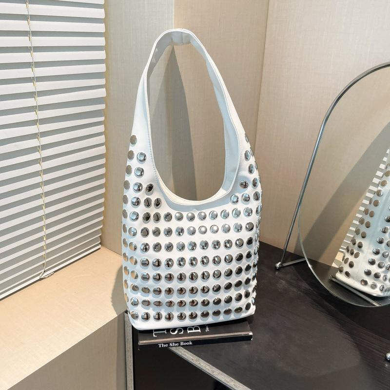 

Модная сумка-ведро под мышкой, новая осенне-зимняя рабочая сумка-мессенджер на плечо, универсальная сумка премиум-класса для ношения в руке белый