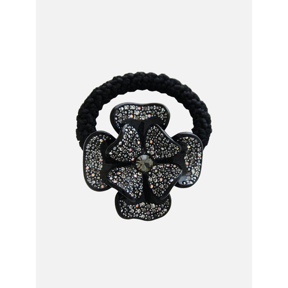 

French Pansy Flower Cubic Hair Tie Bh0929