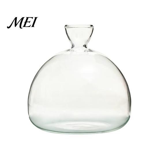 Indoor Plant Vase Hydroponic Plants Glass Vase, Transparent Propagation Terrarium, Desktop Decorative Planter Pot for Home Office Table Centerpiece Small