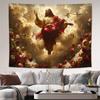 VIKAMA Jesus Christ Rose Tapestry Divine Religious Wall Hanging Spiritual Aesthetic Decor for Bedroom Living Room