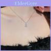 Titanium Steel Zircon Gourd Pendant Necklace For Women With Elegant Chain Design