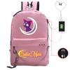 Campus Sweet Xiaoqing Surrounding Animation School Bag Girls Students Light Casual Backpack