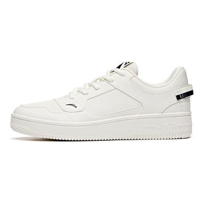 Sneakers Lifestyle Series Avvolgimento in Pelle Sintetica Antiscivolo Low-Top Sneakers Uomo Sneakers Bianco Nero 912018022-2