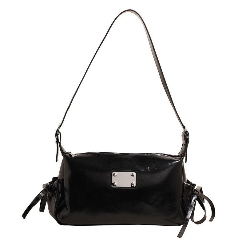 Light Luxury Soft Leather Bag Women's Spring New Casual Commuter Pillow Bag High-end Texture Fashion Shoulder Armpit Bag